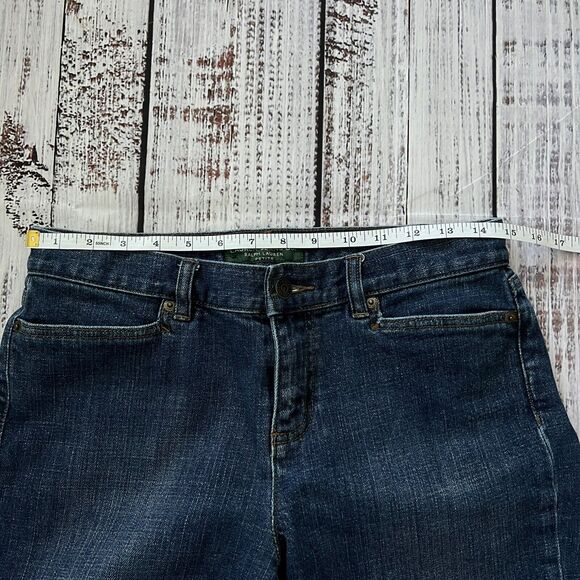 Ralph Lauren Dark Blue Jean Shorts - Picture 3 of 12